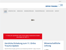 Tablet Screenshot of ortho-trauma-update.com